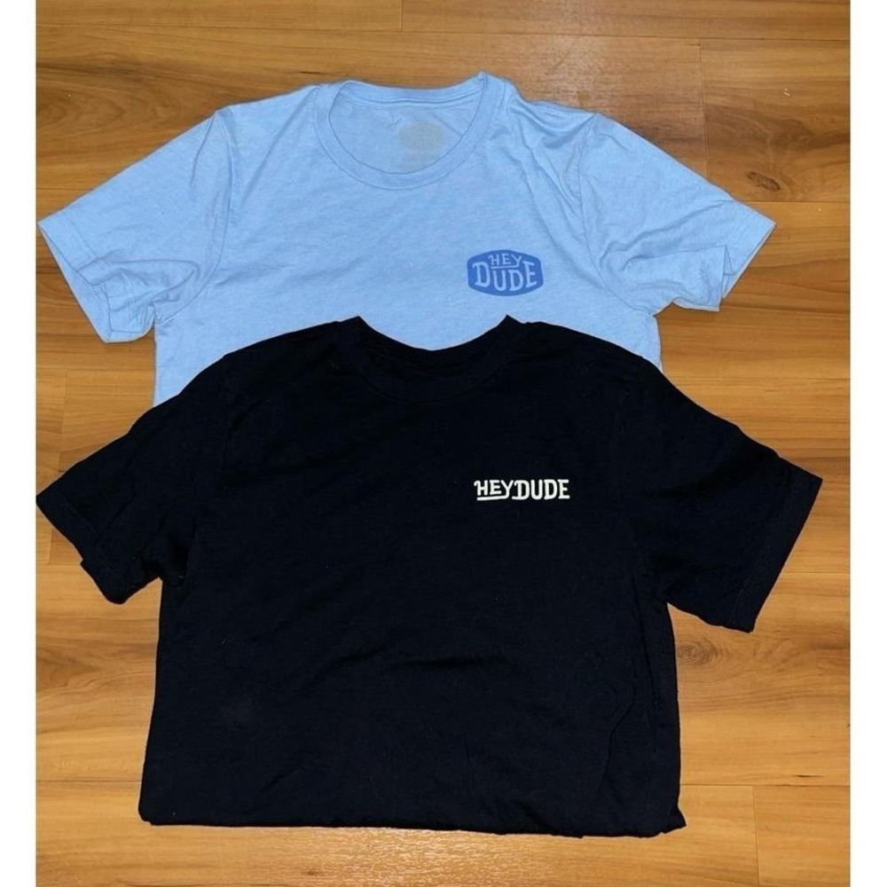 Mens they Dude Crewneck Cotton Set Of 2‎ T-Shirts